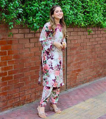 FLORAL KURTI SET_img_1