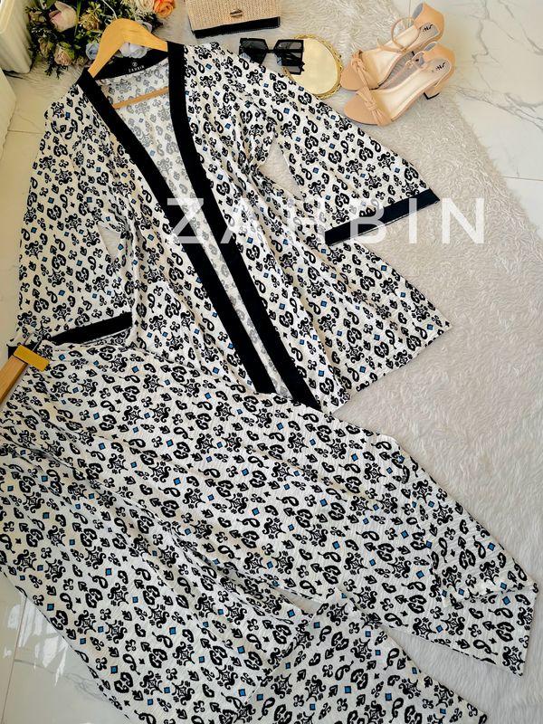 Tribal printed Kimono Set