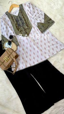 White Short Kurti❤️_img_1